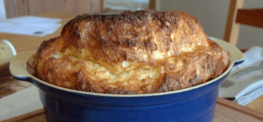 Souflé de queso proteico con Vitality 95 para Isodieta